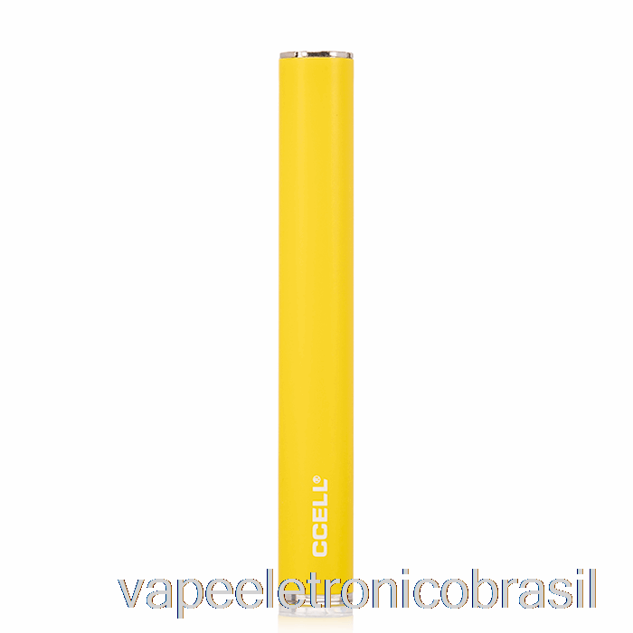 Vape Recarregável Ccell M3 Vape Pen Bateria Amarelo Fosco